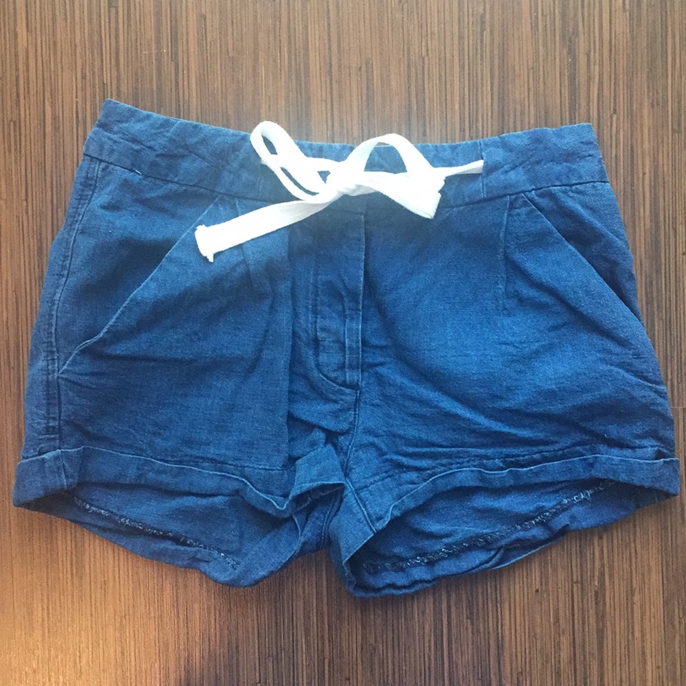 Wilfred denim linen shorts